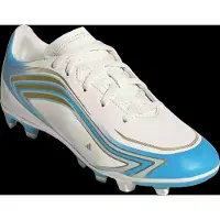 Adidas adidasBota de fútbol F50 MESSI CLUB césped natural seco y multisuperficie 31 1/2 Ivory / Semi Blue Burst / Icey Blue Niño