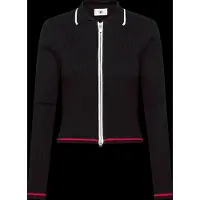 FILA Simonte Slim Full-zip Knit Cardigan Black Talla: S | Cárdigan Outlet | Mujer | Negro