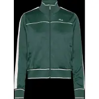 FILA Michi Regular Cropped Taped Track Jacket Posy Green Talla: M | Sudaderas con Capucha Outlet | Mujer | Verde