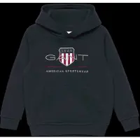 Gant unisex para niños. 806784 Sudadera con capucha Archive Shield Kids marino (3/4años= 98/104cm), Casual, Algodón, Manga larga, moda infan