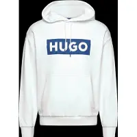 HUGO Sudadera 'Nalves' azul / blanco