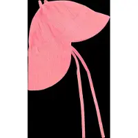 Huttelihut - Kid's Summer Hat Ears Muslin - Sombrero size 44 cm - 3-6 Months, fucsia