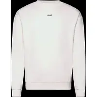 HUGO Sudadera 'Dapocrew' negro / blanco