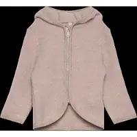 Huttelihut - Baby's Jacket Bear Ears Wool Fleece - Chaqueta de merino size 62, beige