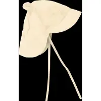 Huttelihut - Kid's Summer Hat Ears Muslin - Sombrero size 44 cm - 3-6 Months, beige