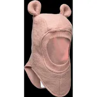 Huttelihut - Kid's Balaclava Ears Wool - Pasamontañas size 50 cm - 12-24 Months, fucsia