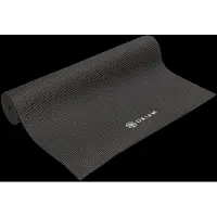 Gaiam - Yoga Mat 6 mm Solid - Esterilla de yoga size 61 x 173 x 0,6 cm, negro