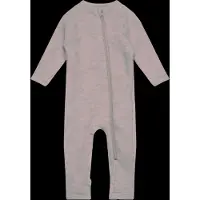 Mikk-Line - Wool Baby Suit - Mono size 80, gris