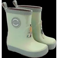 Mikk-Line - Kid's Wellies 3D Patch Barefoot - Botas de agua size 33, oliva/verde