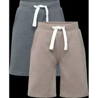 Minymo - Boy's Basic 53 Sweat Short (2-Pack) - Pantalones cortos size 80, azul