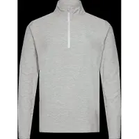 New Balance - Space Dye 1/4 Zip - Jerséis de fibra sintética size S, gris/blanco