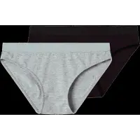 LMTD Calzoncillo 'NLFNANTELLE' gris moteado / negro