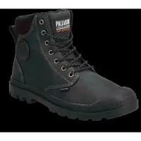 Palladium Botines con cordones 'PAMPA' negro