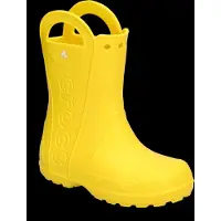Crocs - Handle It Rain Boot Kids - Botas de agua size 30-31, amarillo