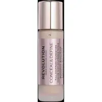 Makeup Revolution Base De Maquillaje Conceal &amp; Define Full Coverage Nºf5 23ml