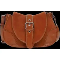 Núnoo Maria Suede Pecan Brown Talla: OS | Bolsos de Mano Outlet | Unisex | Marrón