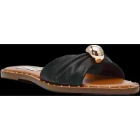 Steve madden Dipsy-cne Black Leather Talla: 37 | Chancletas Outlet | Mujer | Negro