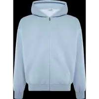 Weekday Sudadera con cremallera azul claro