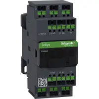 Schneider Electric Contactador Schneider LC1D, modelo LC1D12AP7, 3 polos + 1 contacto auxiliar normalmente abierto + 1 contacto auxiliar normalmente cerrado, 5,5 kW, 12 A, 400 VAC, bobina