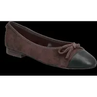 Steve madden Ellison Flat Shoes Ground Coffee Suede Talla: 38 | Bailarinas Outlet | Mujer | Marrón