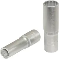 Ks Tools 917.3976, Llave de vaso, 3/8", métrica, 1 cabeza, 16 mm, acero cromo vanadio