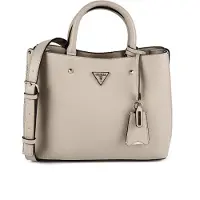 GUESS Bolso de hombro 'MERIDIAN II' greige