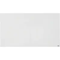 Nobo Widescreen pizarra magnética de cristal de 126 x 71,1 cm, blanca