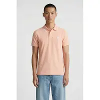 Timberland Millers River Printed Short Sleeve Polo Tropical Peach Talla: M | Polos Outlet | Hombre | Naranja