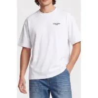 Calvin Klein Jeans Logo Back Print T-shirt Brilliant White Talla: L | Camisetas Básicas Outlet | Hombre | Blanco