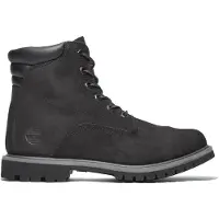 Timberland Waterville 6 Inch Lace Up Waterproof Boot Black Talla: 38.5 | Botas Outlet | Mujer | Negro