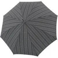 Doppler Diplomat Paraguas de palo 91 cm gris