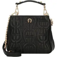 Etienne aigner Diadora Bolso Piel natural 20 cm negro