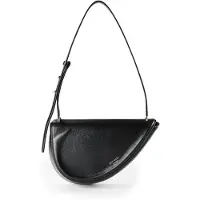 Kate spade new york The Spade Bolsa de hombro Piel natural 24 cm negro