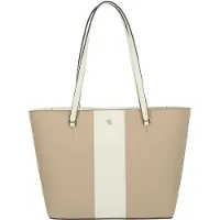 Ralph Lauren Karly Bolsa de hombro Piel natural 33 cm beige