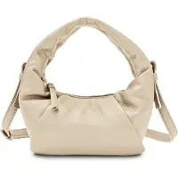 Les Visionnaires Greta Bolsa de hombro Piel natural 23 cm beige