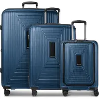 Redolz Essentials 14 4 ruedas Juego de maletas 3 piezas Con asa expansible azul