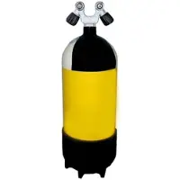Metalsub Botella De Buceo 2 Outlets V Valve 12l 232 2026