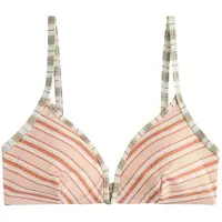 Next Top de bikini caqui / coral / blanco