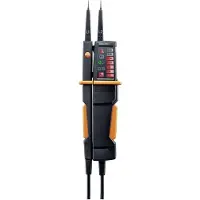 Testo Probador de tensión de doble polo, categoría CAT IV 600 V, categoría CAT III 1000 V, con LED y pantalla LCD (0590 7501)