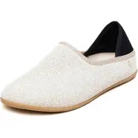 Gottstein - Linen Slip-On - Zapatillas de estar por casa size 45, blanco