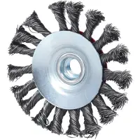 Ks Tools : Cepillo de alambre con cerdas de acero, modelo 340.0048
