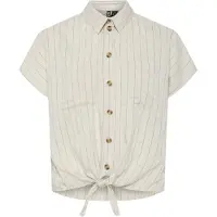 Pieces Blusa 'PCPia' ecru / gris