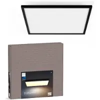 Philips Hue Luz De Plafón Panel Cuadrado Aurelle Negro
