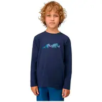 Mammut - Kid's Core Longsleeve Logo - Camiseta de manga larga size 128, azul