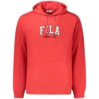 FILA Rifredi Regular Graphic Hoodie True Red Talla: L | Sudaderas con Capucha Outlet | Hombre | Rojo