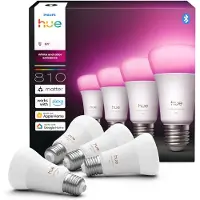 Philips Hue White & Color Ambiance Bombilla Inteligente A60 - E27 - 810