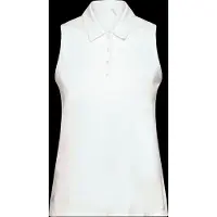 Adidas adidasPolo sin mangas Ultimate365 Solid XL White Mujer