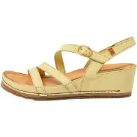 El naturalista para mujer. 2585511ZR005_0G3 Sandalias de piel N5855 Picual verde lima (42), 3 a 5cm, Hebilla, Casual, outlet