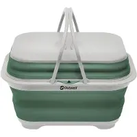 Outwell - Collaps Washing Base With Handle & Lid - Set de vajilla verde