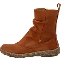 El naturalista para mujer. 2N7223NDE505_023 Botines de piel N722 Pleasant Wood marrón (38), Plano, Cremallera, Clásico, outle